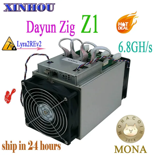 Us 859 0 Used Dayun Zig Z1 6 8gh S Lyra2rev2 Asic Miner Mona Stak Xvg Ore Mining Better Than Antminer S9 S17 S15 S11 Z9 Z11 M3 A9 T3 G28 In Network - 
